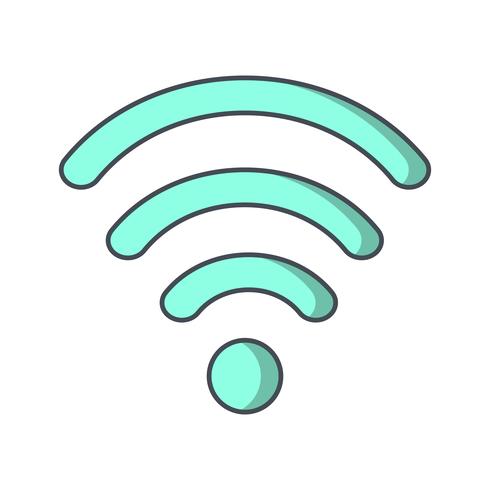 Icône de vecteur wifi