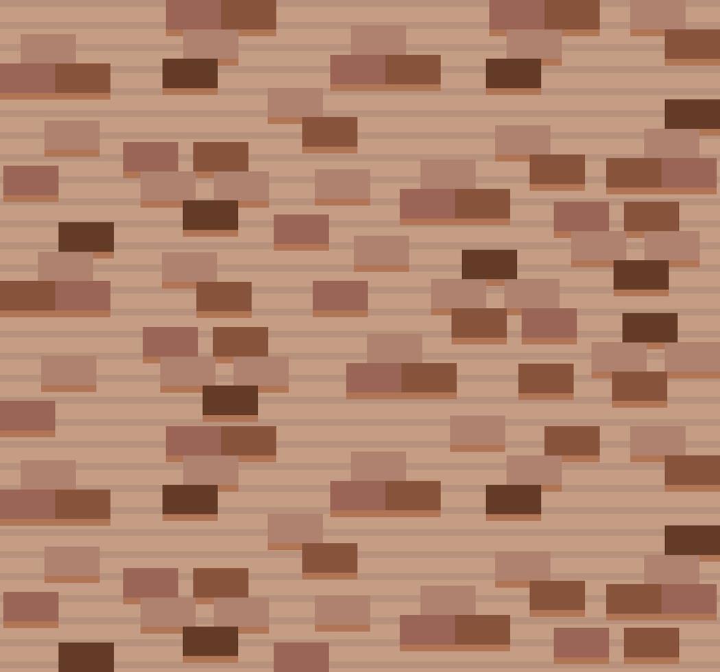 façade de mur marron vecteur