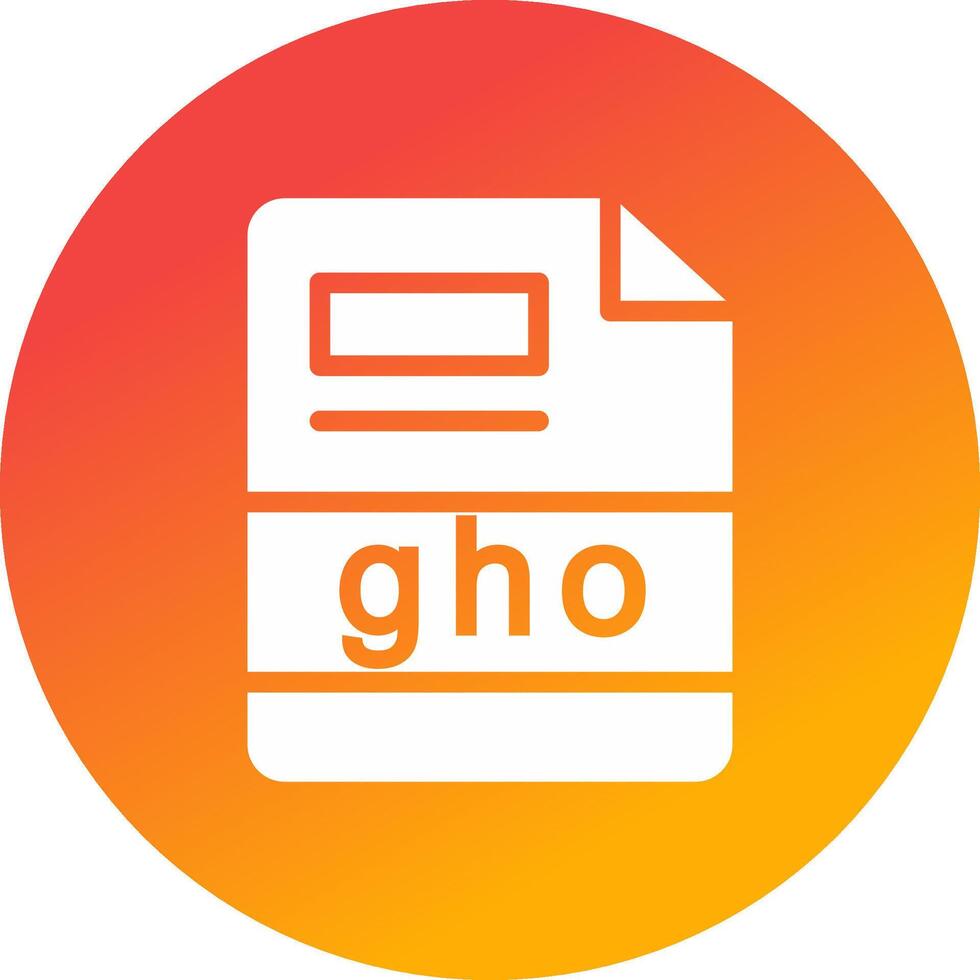 gho Créatif icône conception vecteur