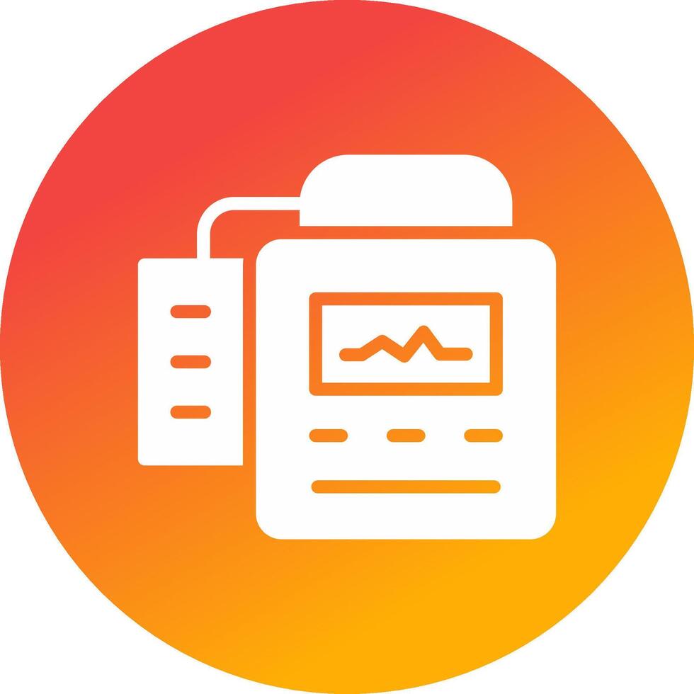 défibrillateur Créatif icône conception vecteur