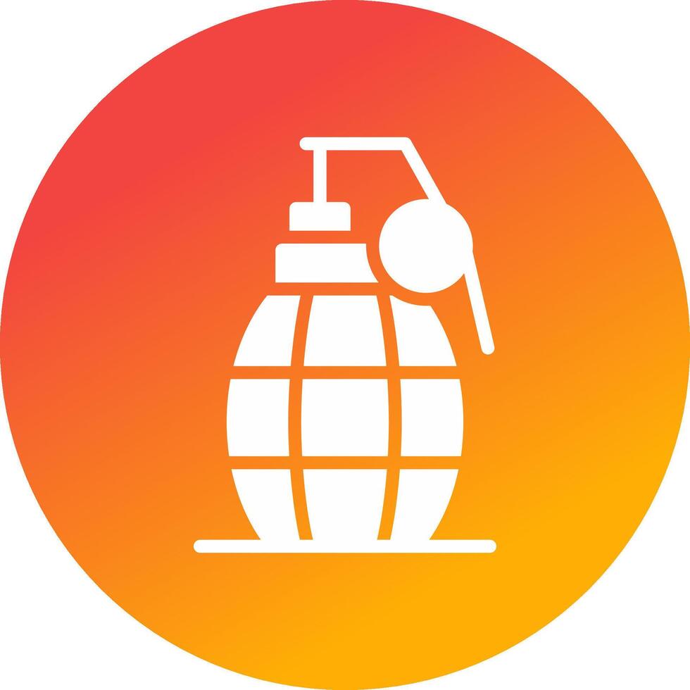 conception d'icône créative grenade vecteur