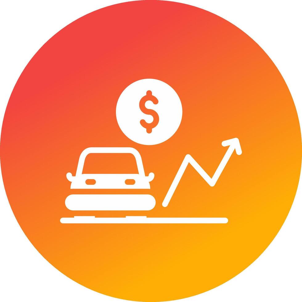 voiture prêt les taux Créatif icône conception vecteur