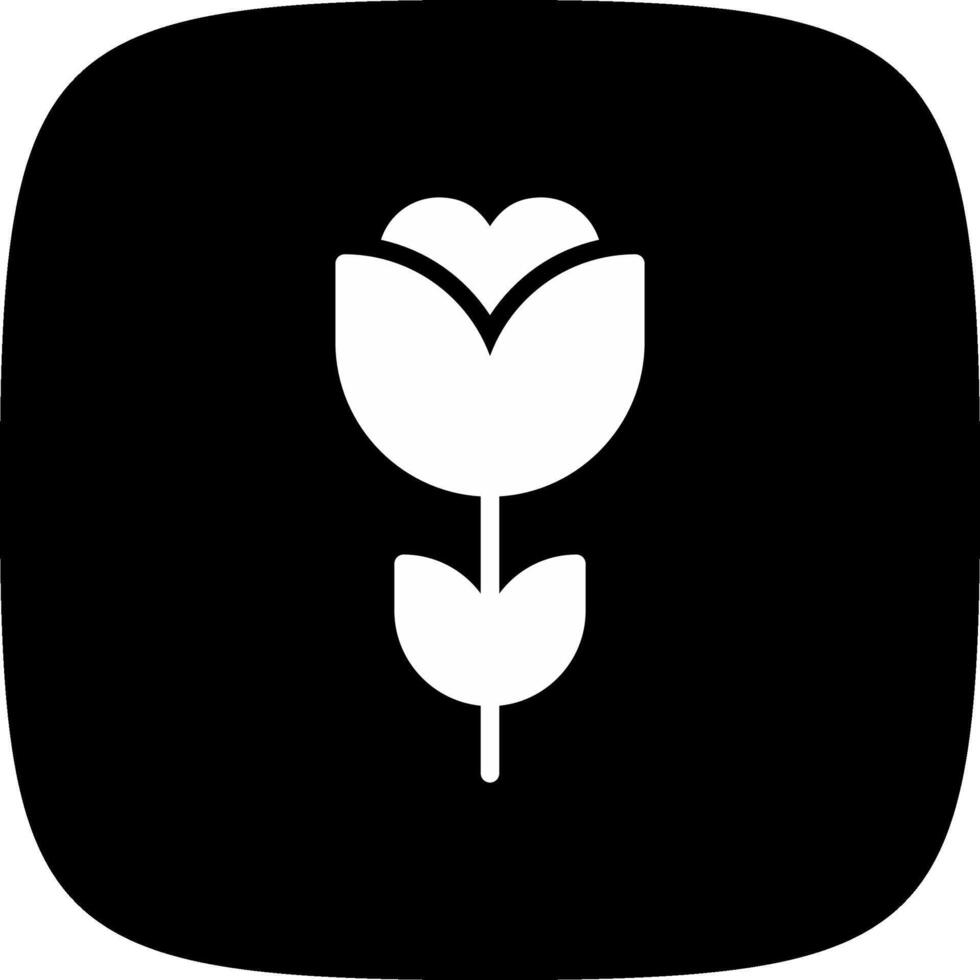 fleur tulipe Créatif icône conception vecteur