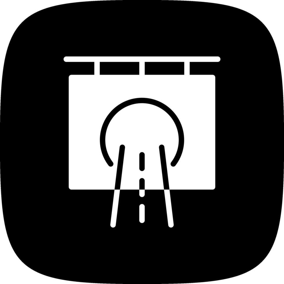 conception d'icône créative de tunnel vecteur