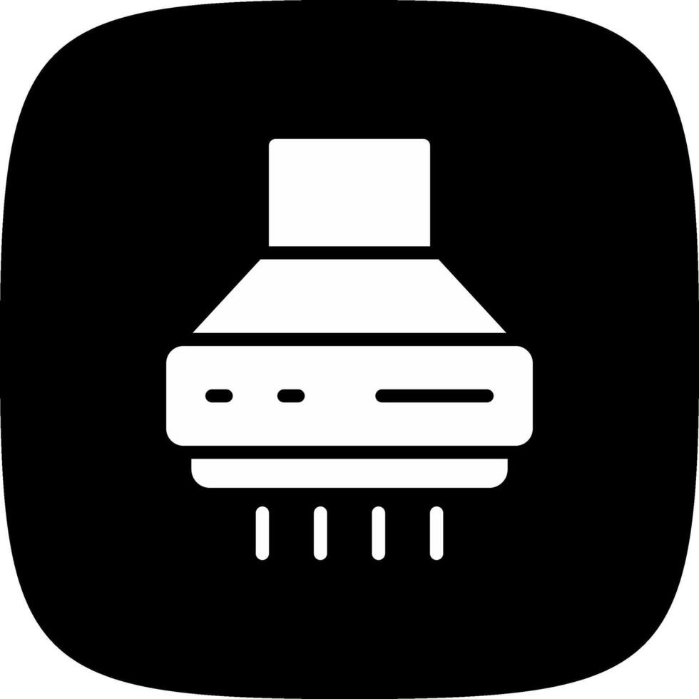 conception d'icône créative de hotte de cuisine vecteur