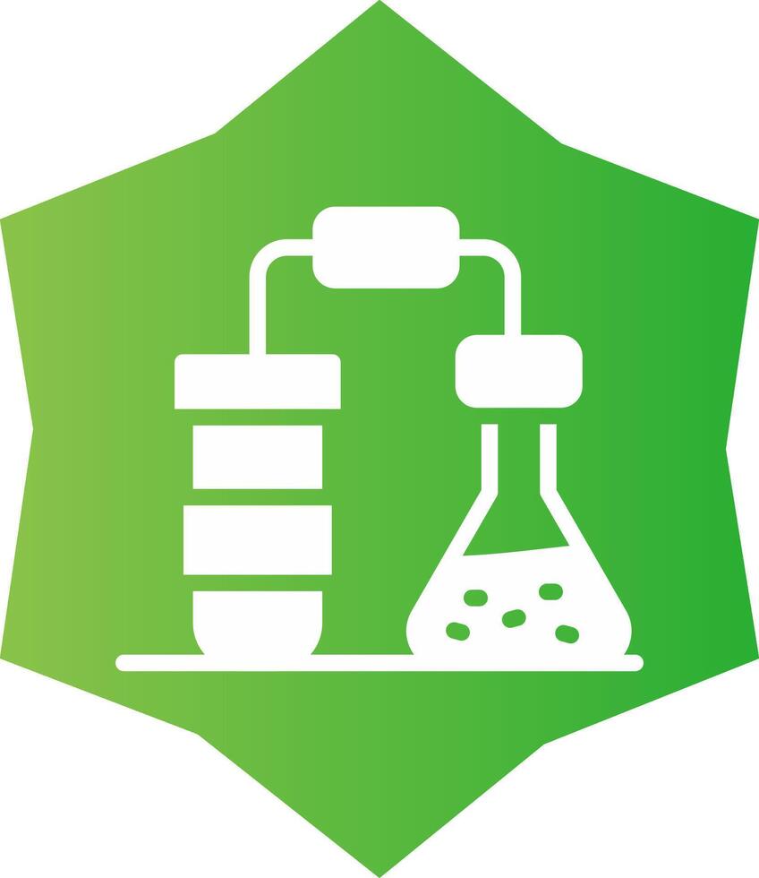 conception d'icône créative de chimie vecteur