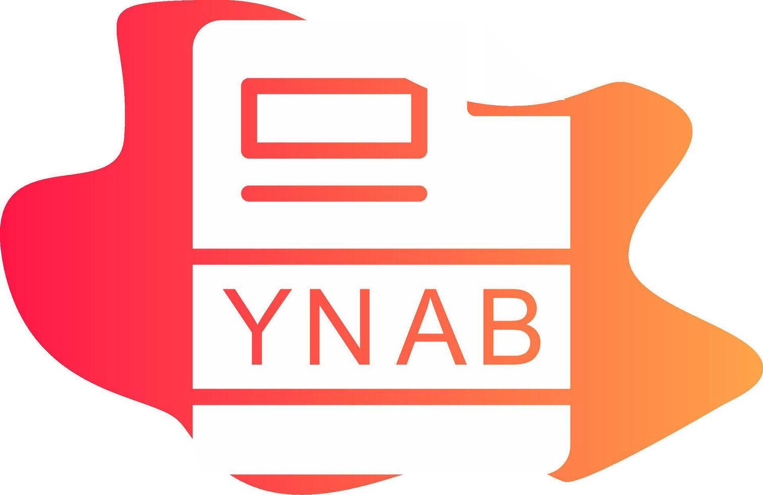 ynab Créatif icône conception vecteur