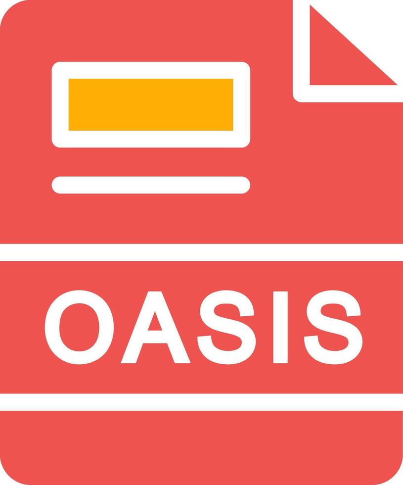 oasis Créatif icône conception vecteur