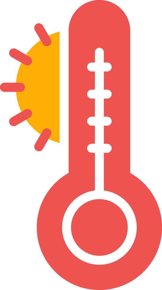 conception d'icône créative de température vecteur