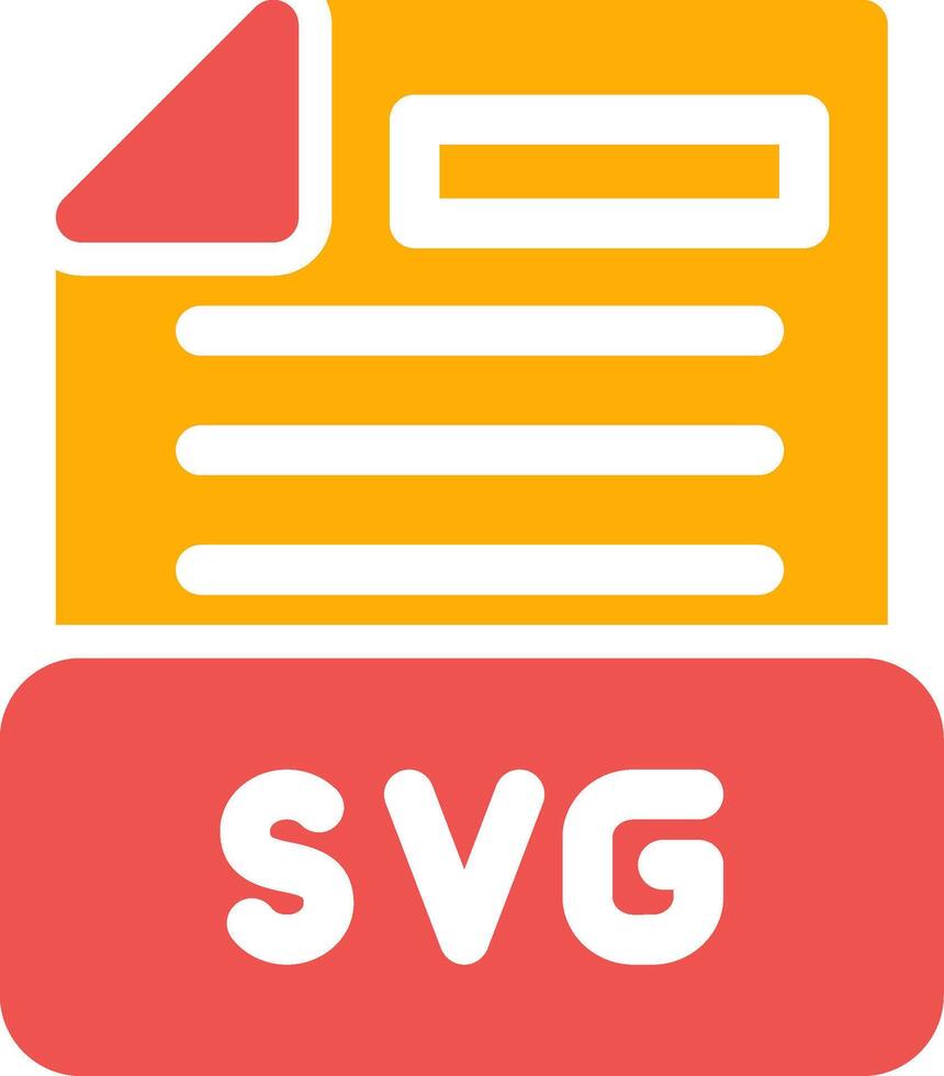 conception d'icône créative de fichier svg vecteur