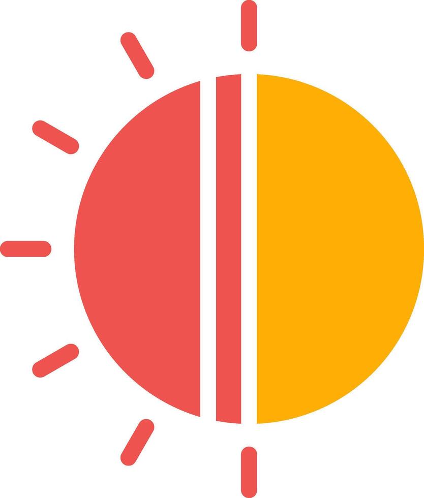 conception d'icône créative éclipse vecteur