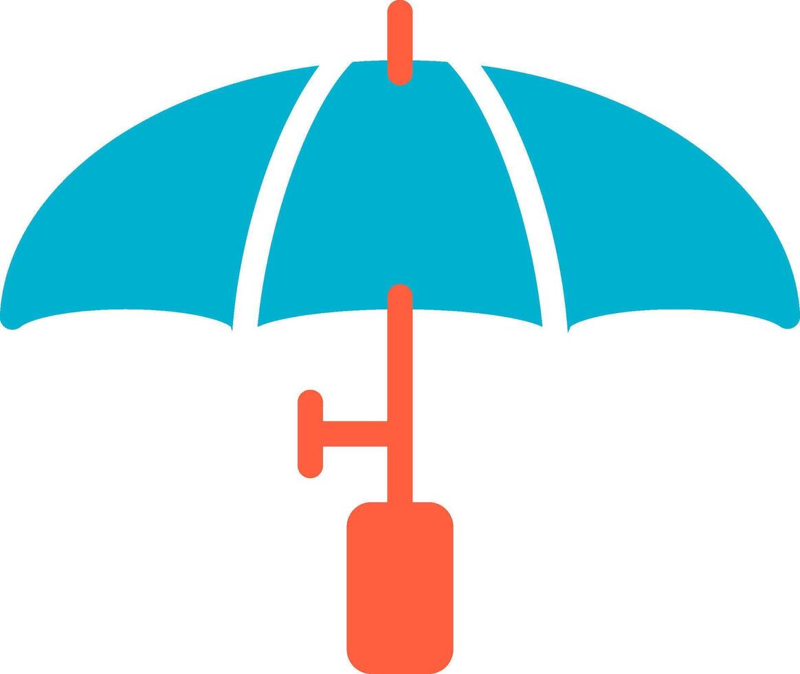 conception d'icône créative parapluie vecteur