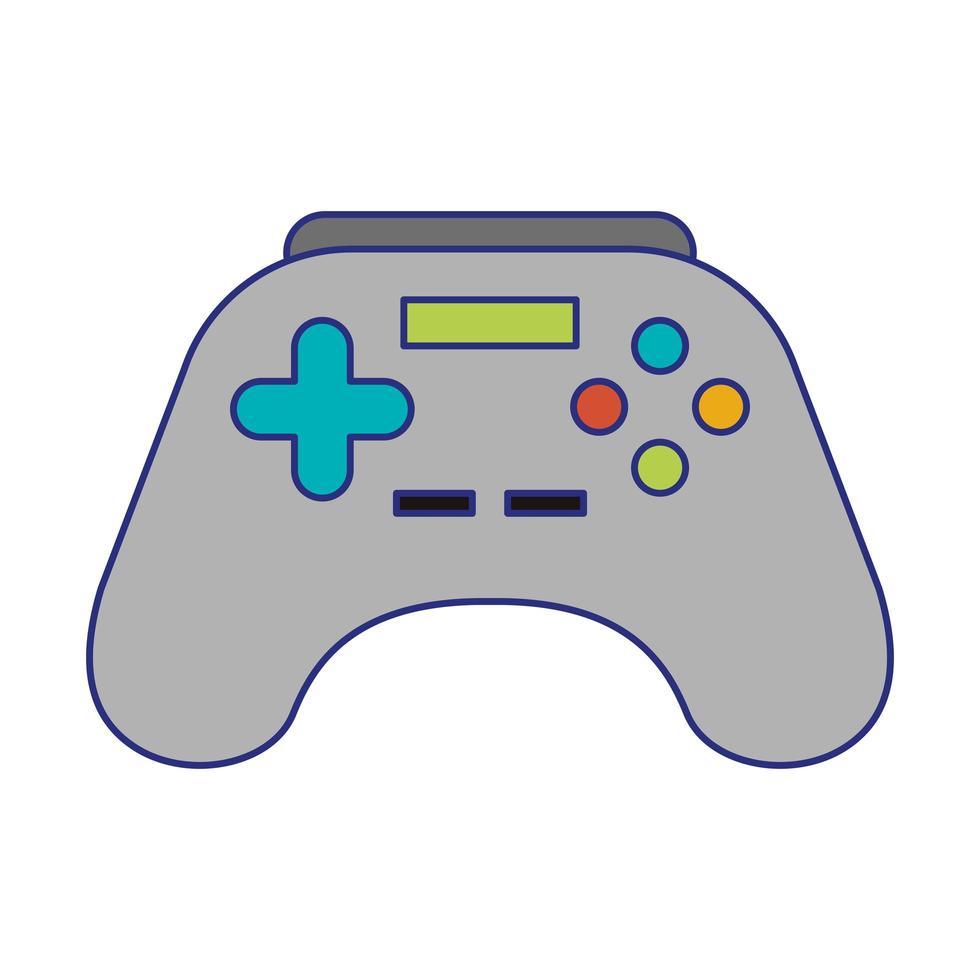 dessin animé icône manette de jeu vecteur