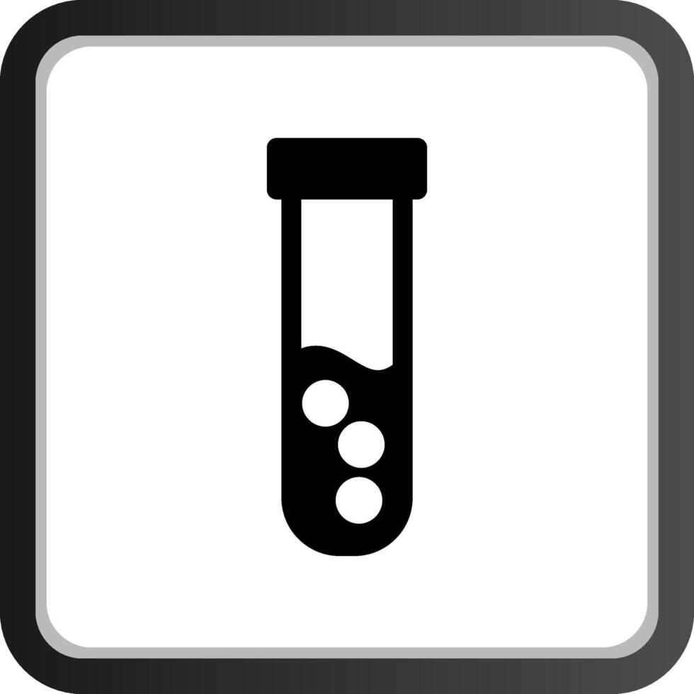 conception d'icône créative de tube à essai vecteur