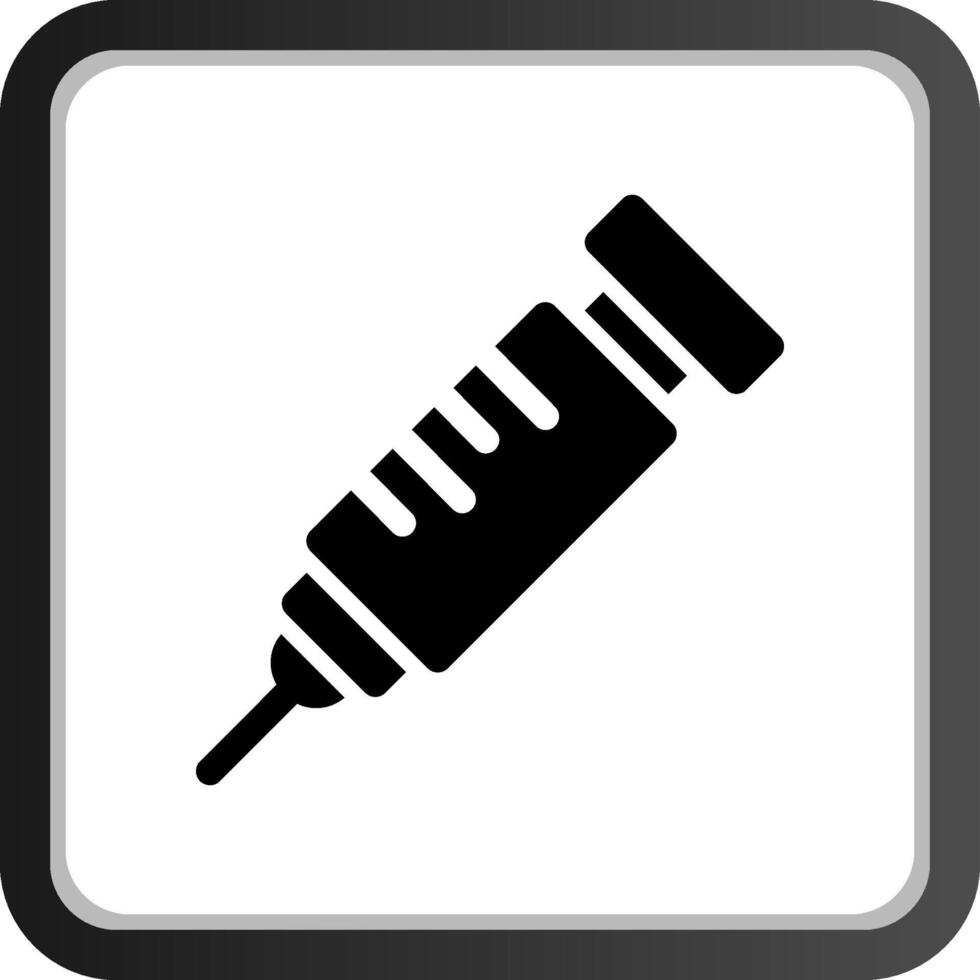 conception d'icône créative de seringue vecteur