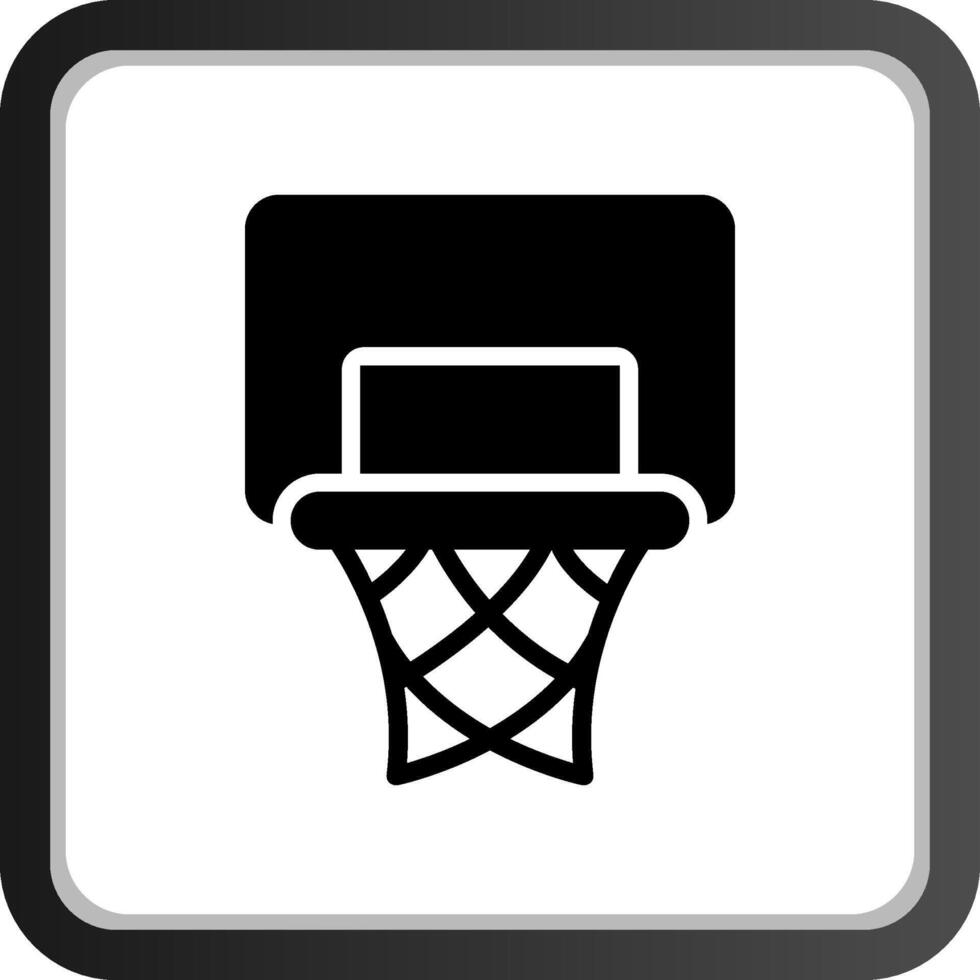 conception d'icône créative de panier de basket vecteur