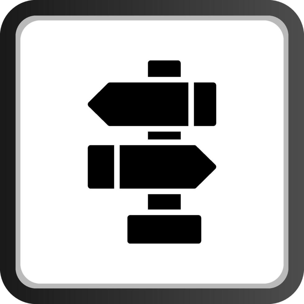 directionnel signe Créatif icône conception vecteur