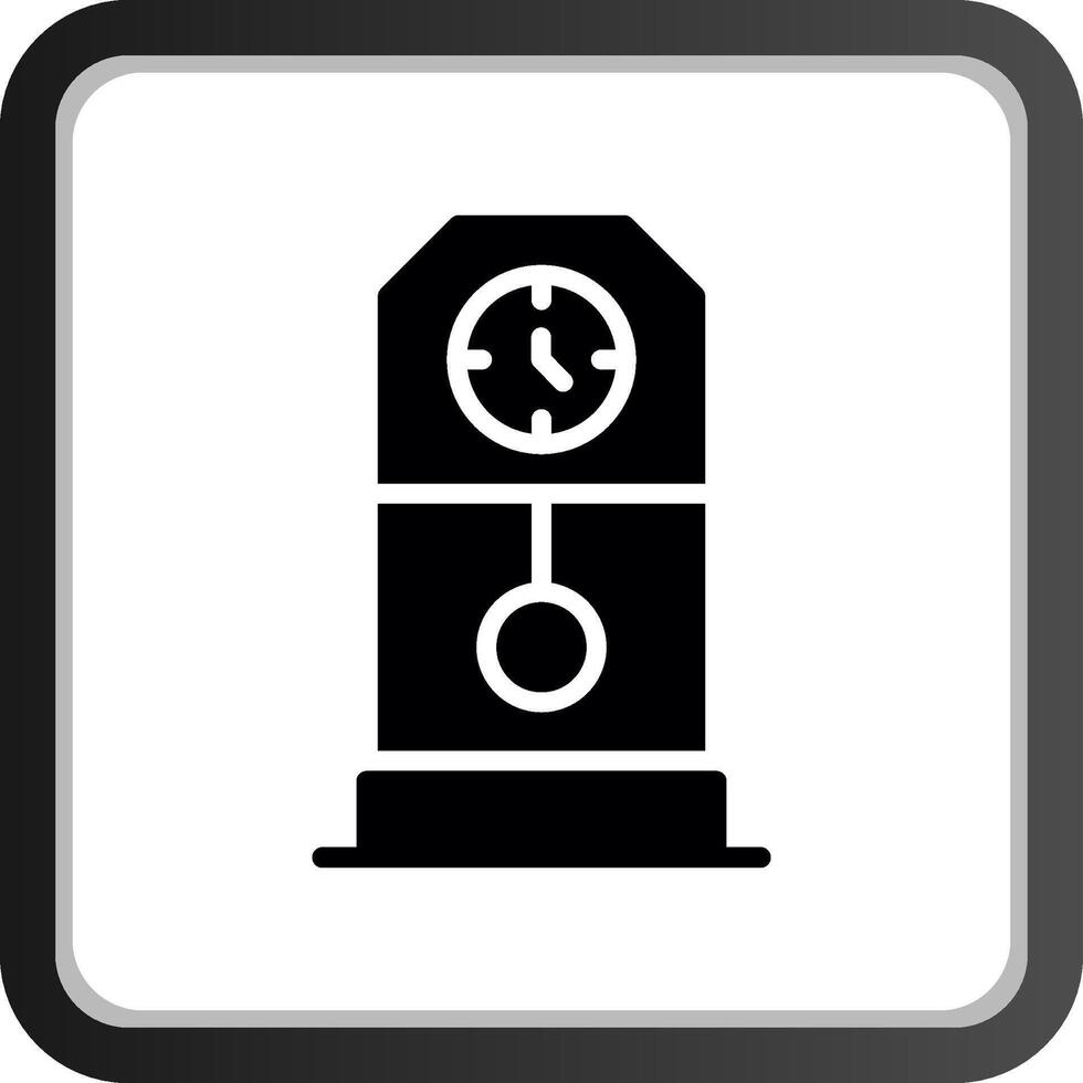 conception d'icône créative d'horloge vecteur