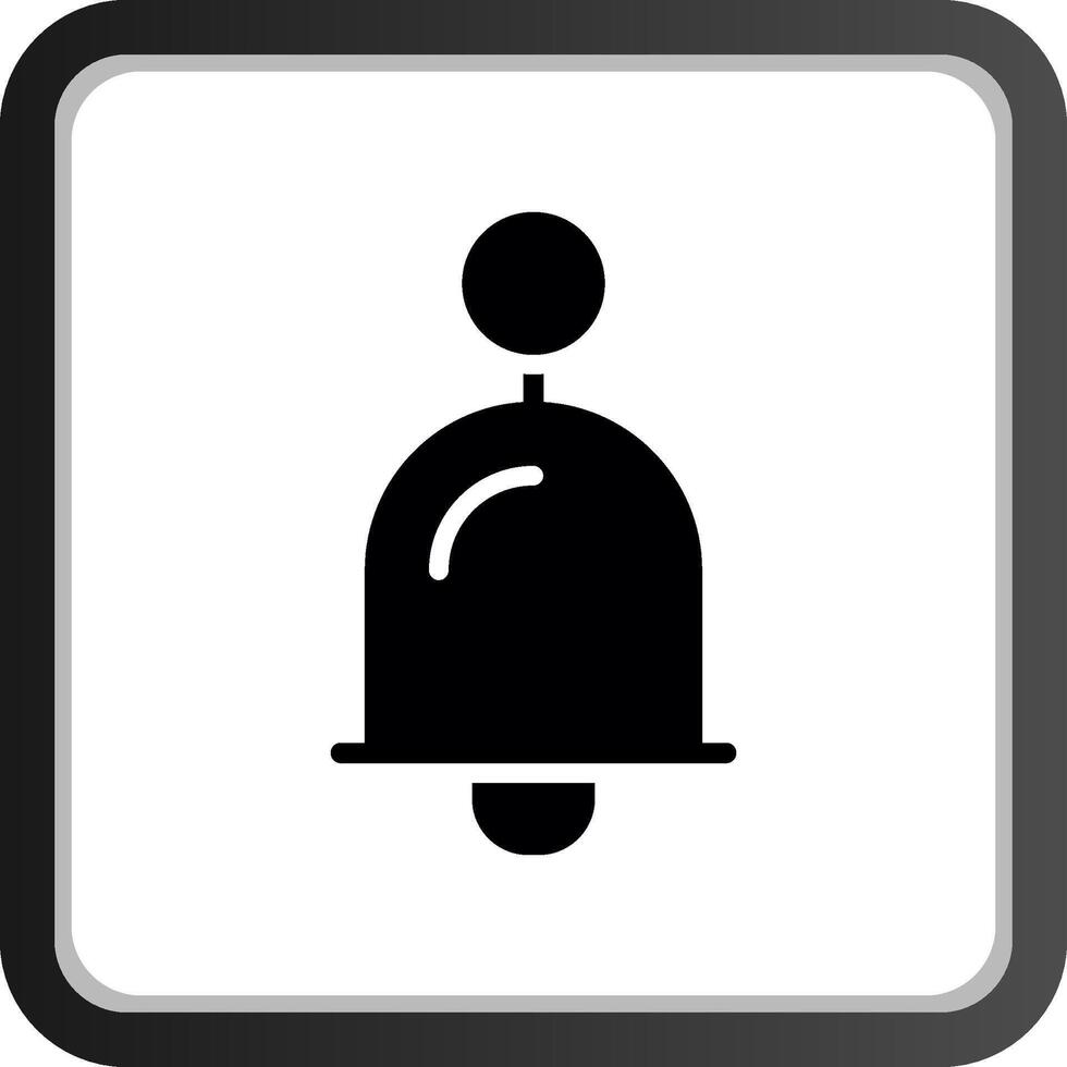 conception d'icône créative de cloche vecteur