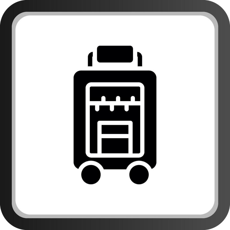 conception d'icône créative de bagages vecteur