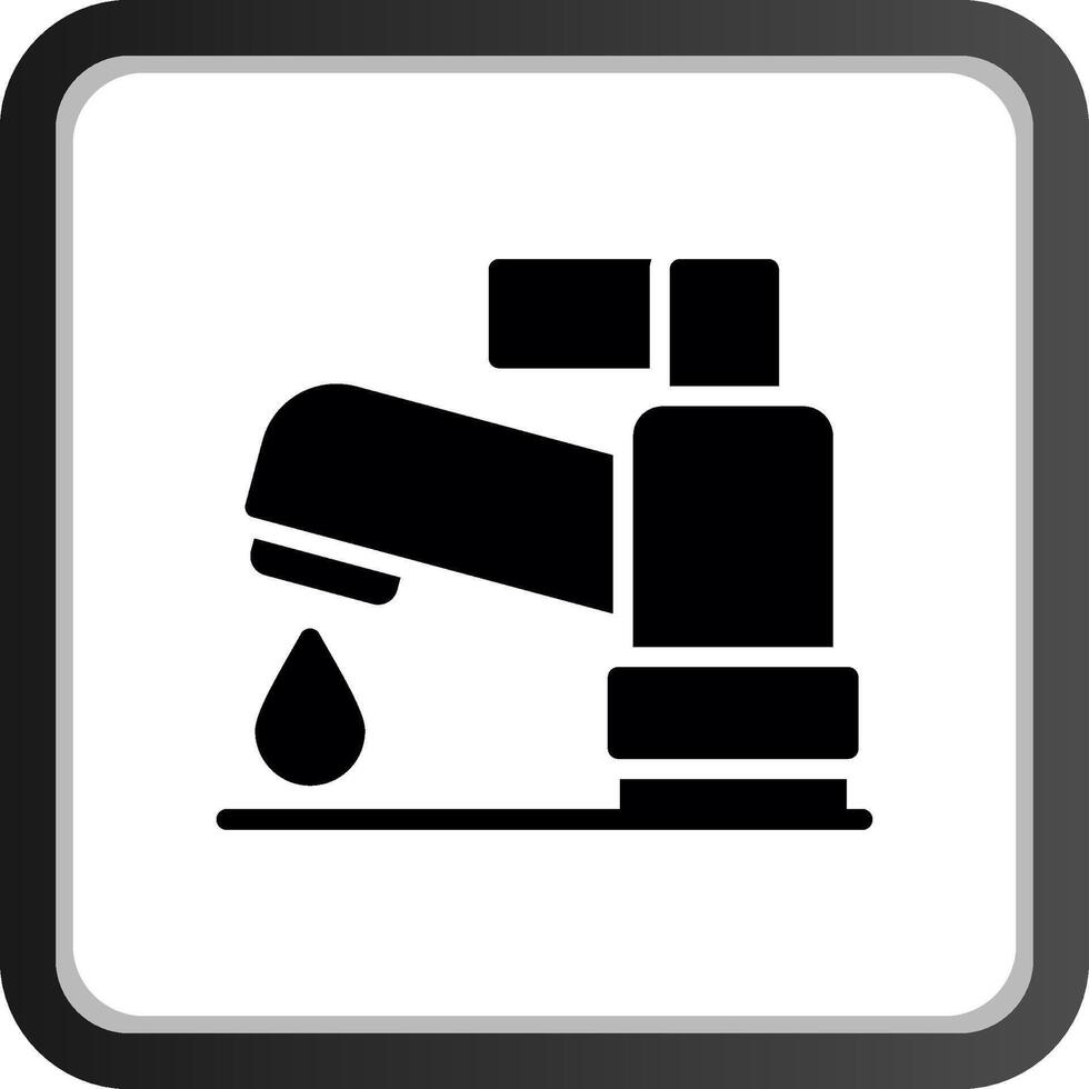 conception d'icône créative d'eau du robinet vecteur