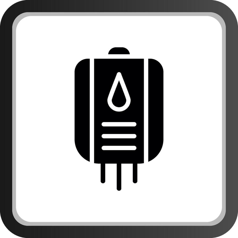 conception d'icône créative de poche de sang vecteur