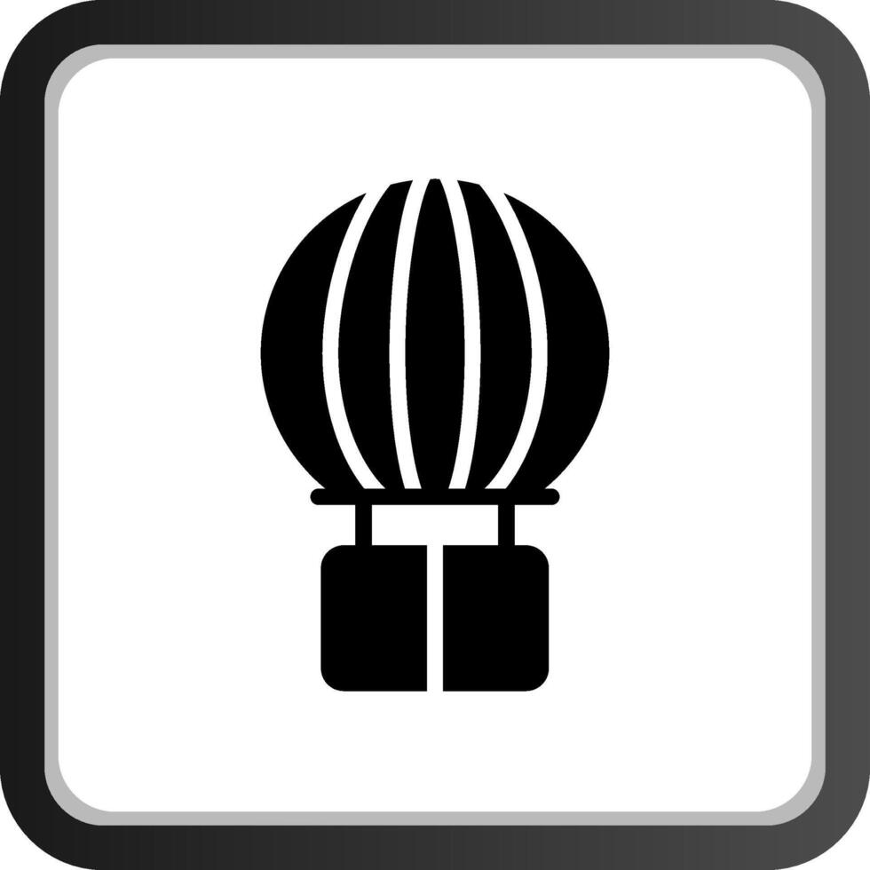 conception d'icône créative de ballon à air chaud vecteur