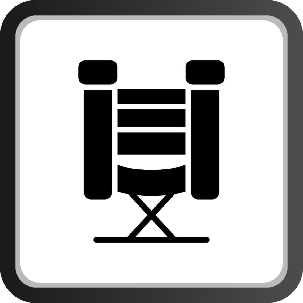 chaise d'administration conception d'icônes créatives vecteur