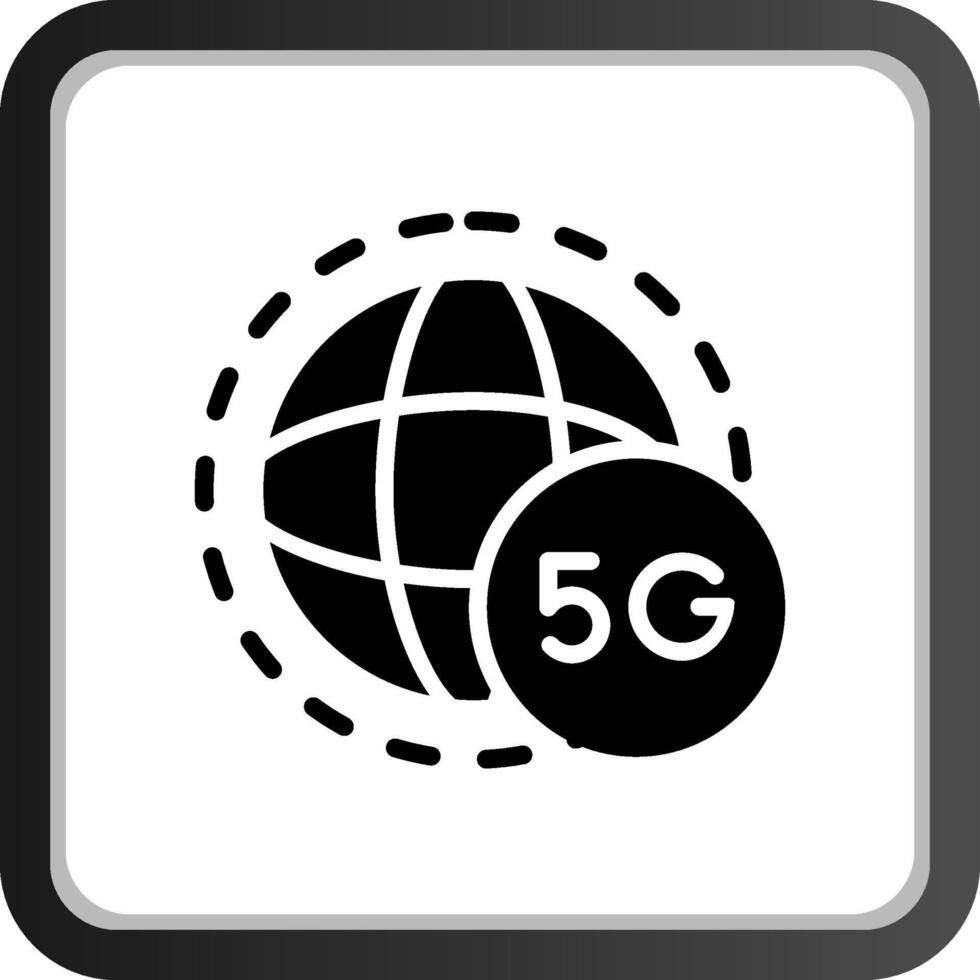 conception d'icônes créatives 5g vecteur