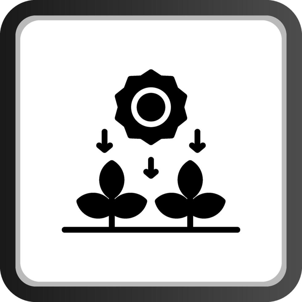 conception d'icône créative de photosynthèse vecteur