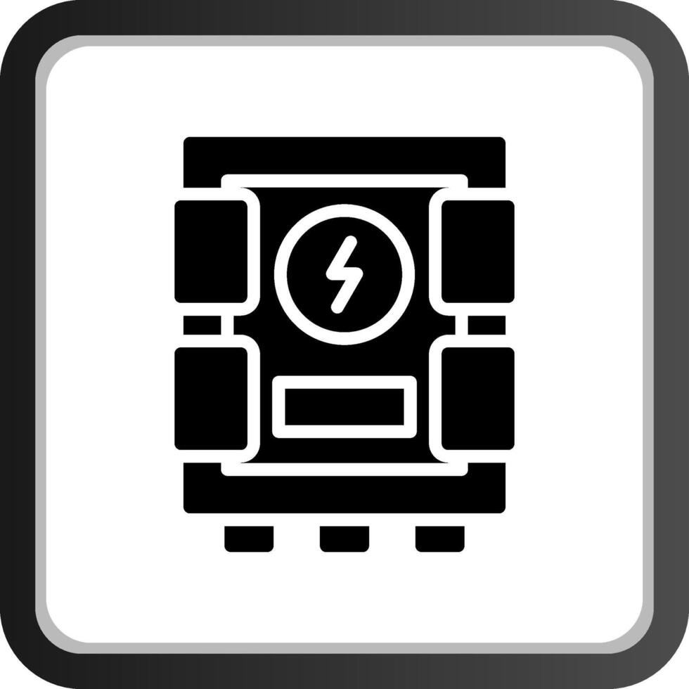 conception d'icône créative de panneau électrique vecteur