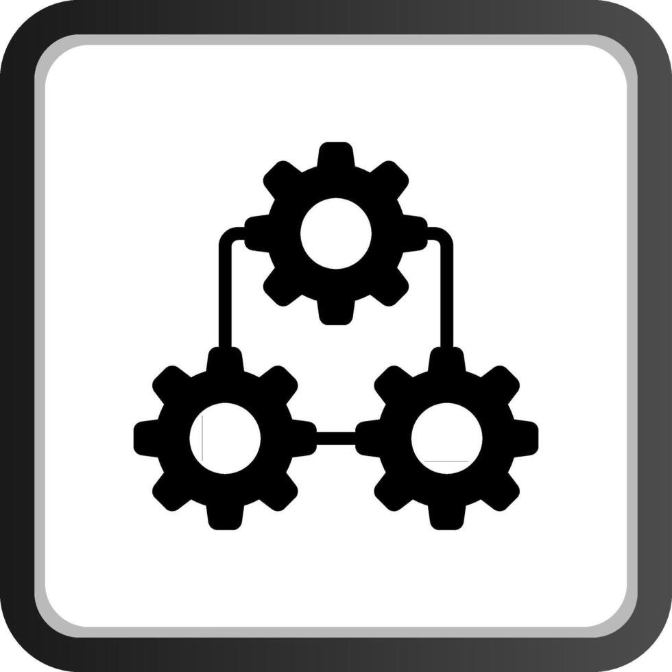 conception d'icônes créatives de machines vecteur