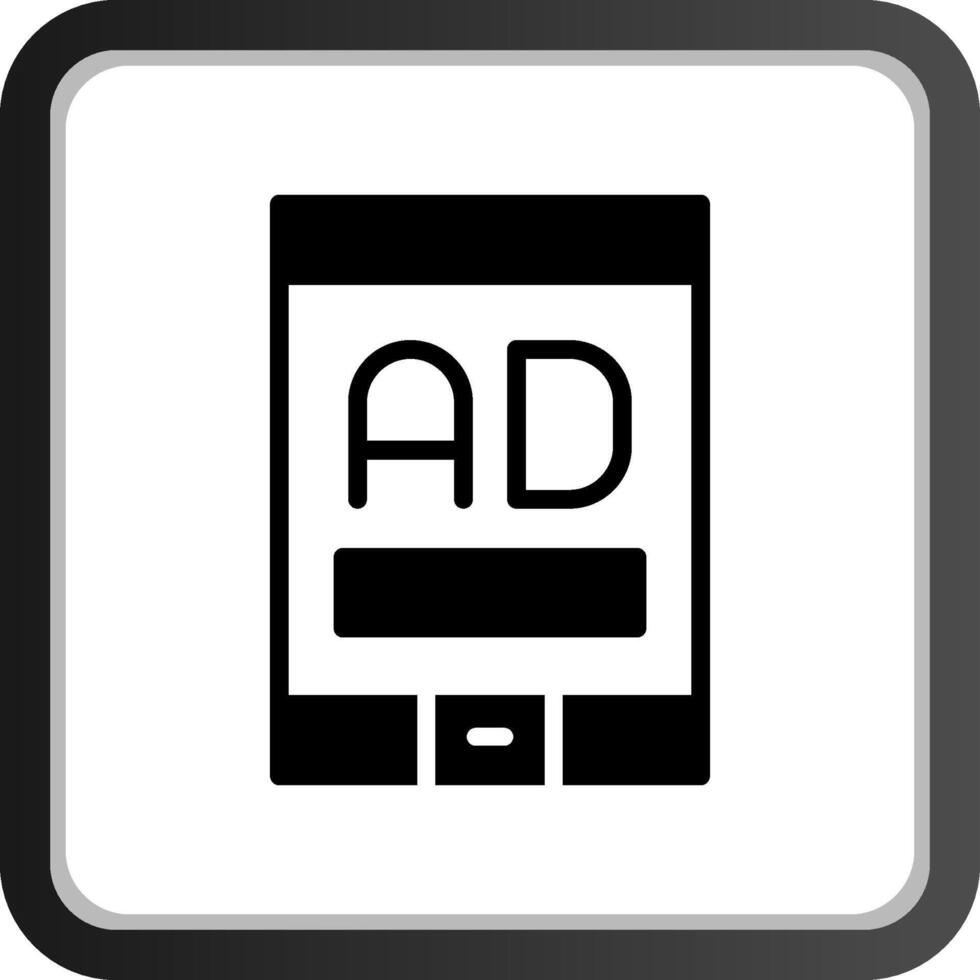 mobile La publicité Créatif icône conception vecteur