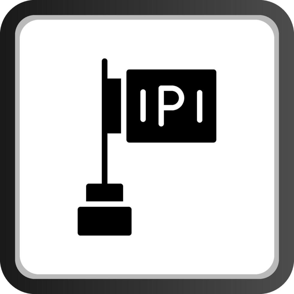 conception d'icône créative de stationnement vecteur