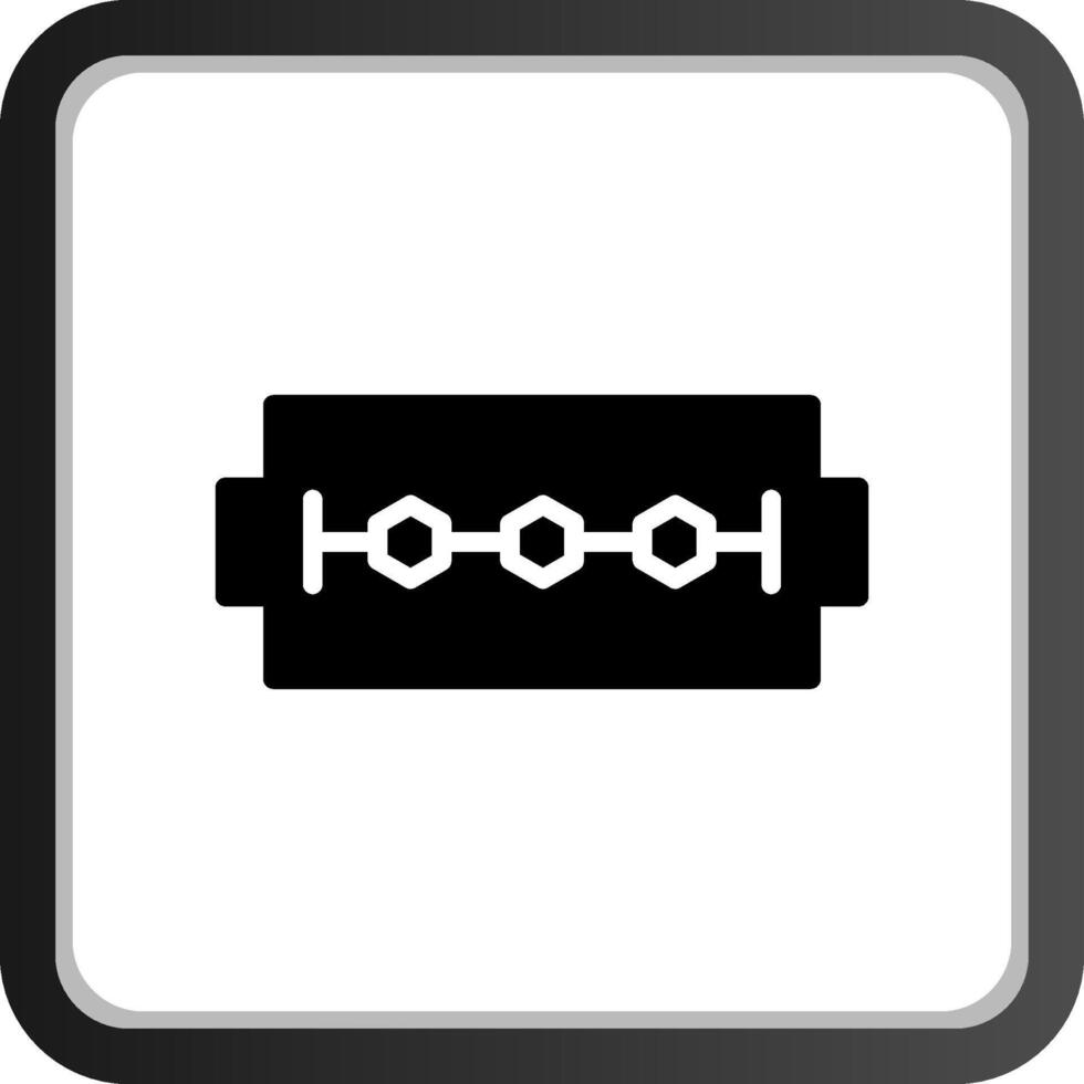 conception d'icône créative de lame de rasoir vecteur