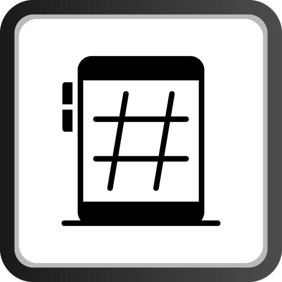 hashtag Créatif icône conception vecteur