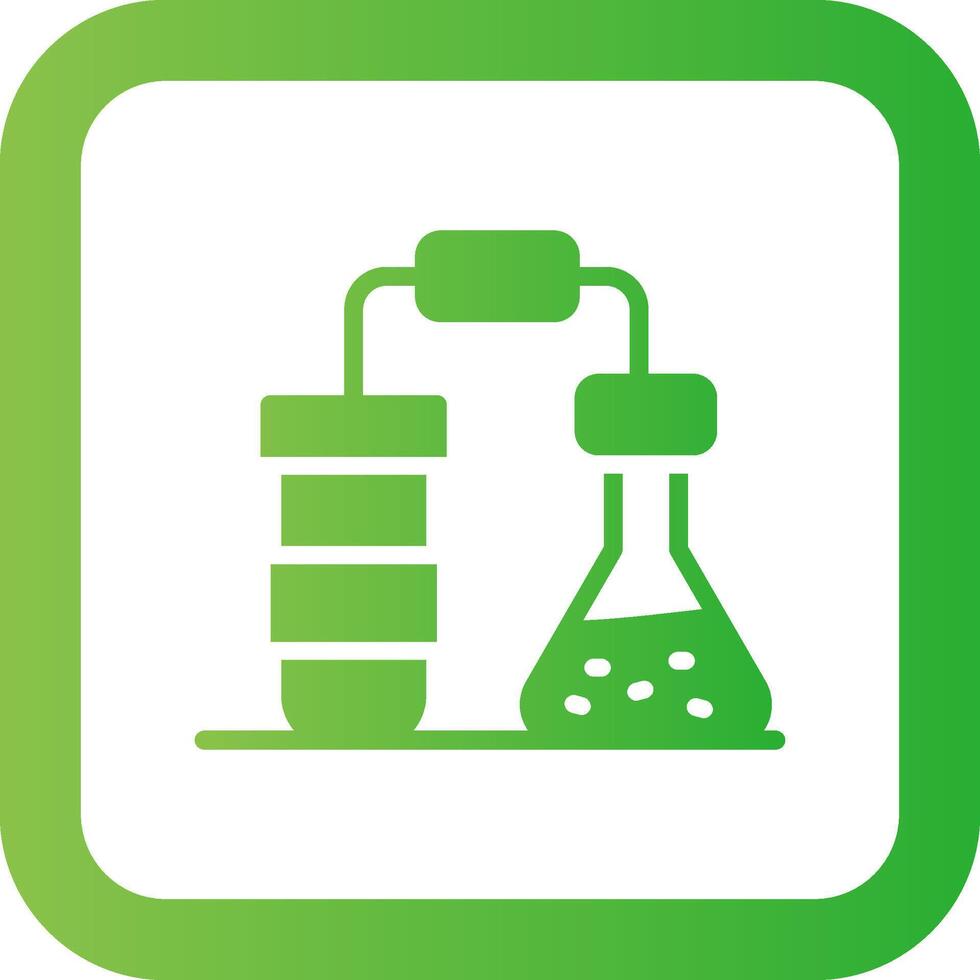 conception d'icône créative de chimie vecteur