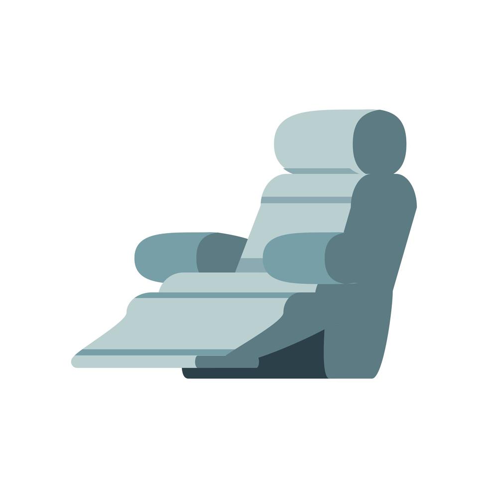 massage confortable en fauteuil vecteur