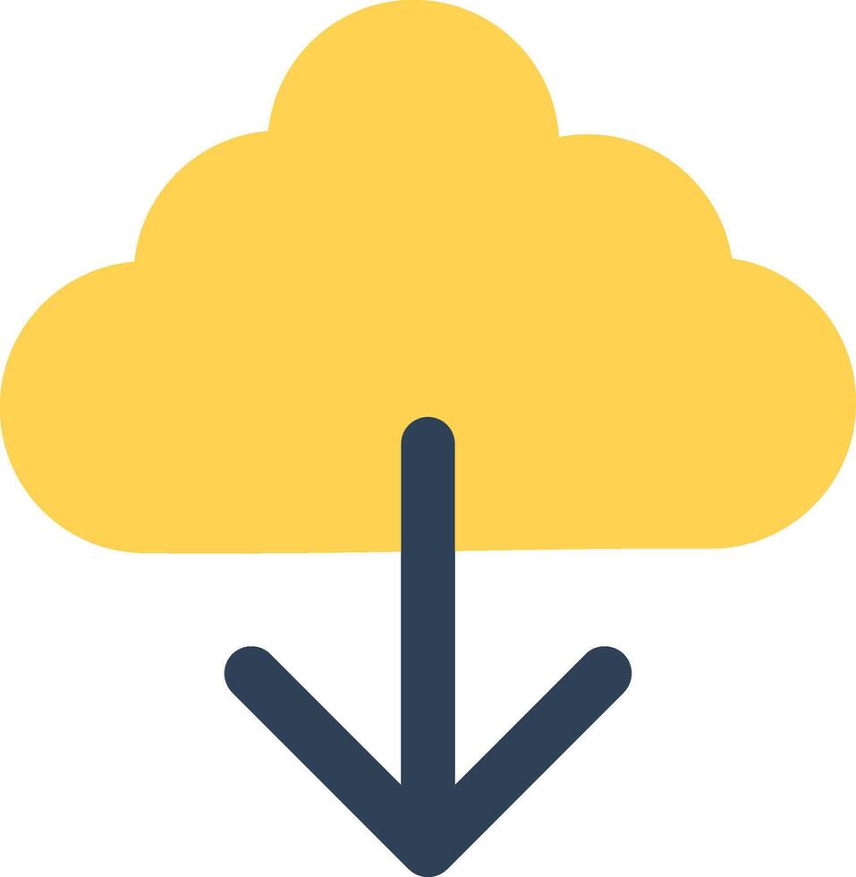 nuage Télécharger Créatif icône conception vecteur