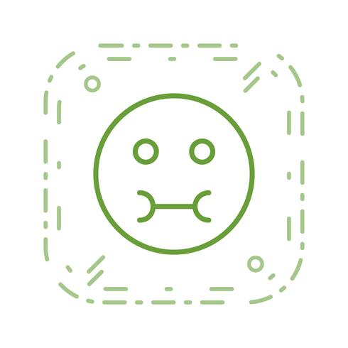 Maladie Emoji Vector Icon