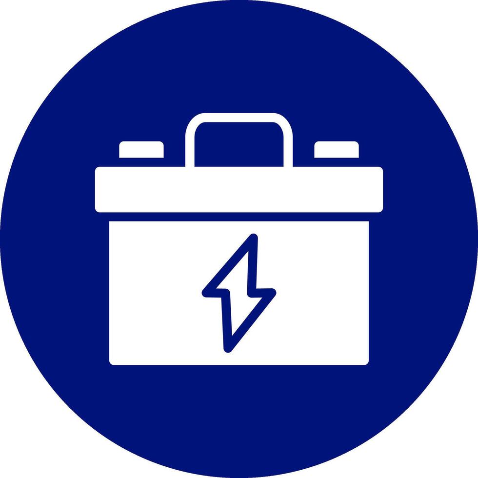 conception d'icône créative de batterie vecteur