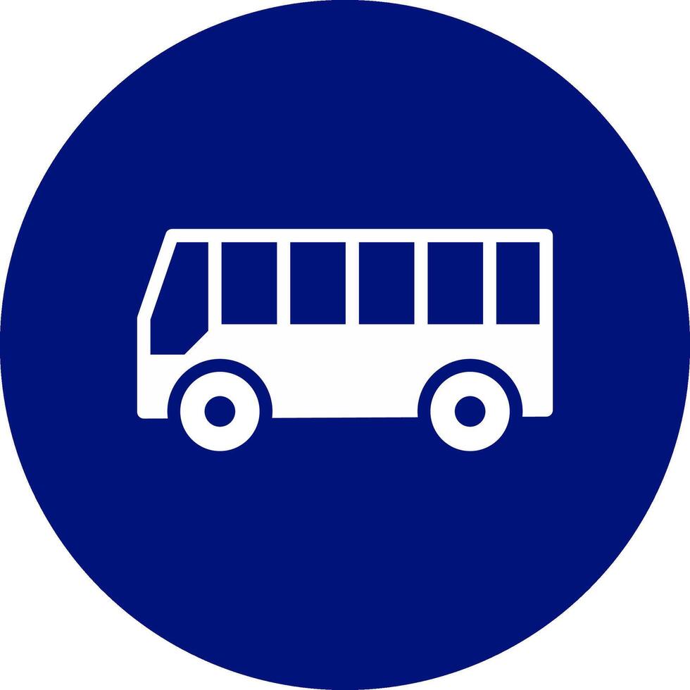 conception d'icône créative de bus vecteur