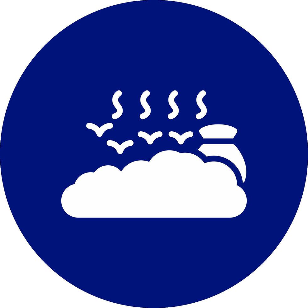 conception d'icône créative de décharge vecteur