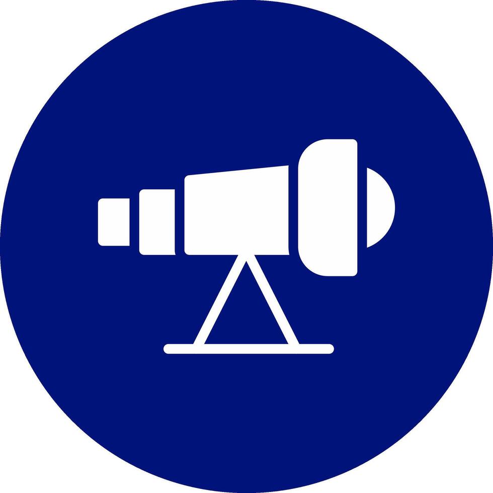 conception d'icône créative de télescope vecteur