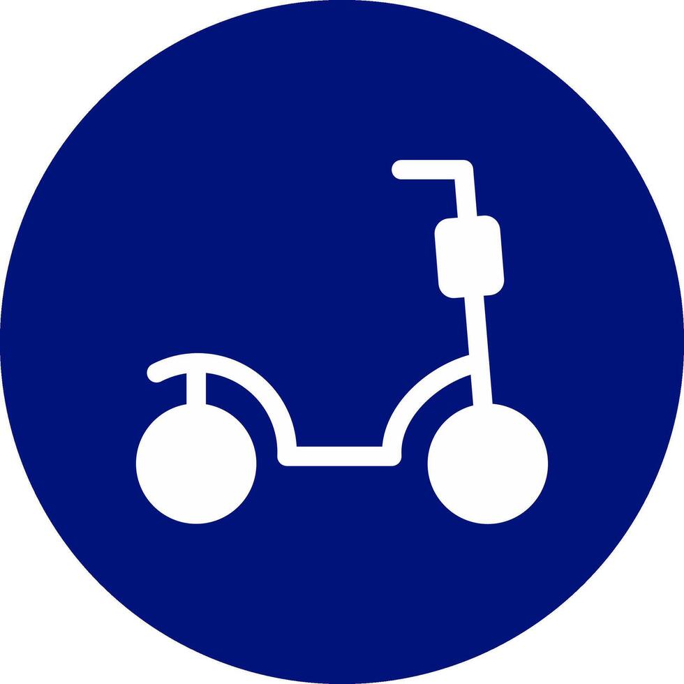 conception d'icône créative scooter vecteur