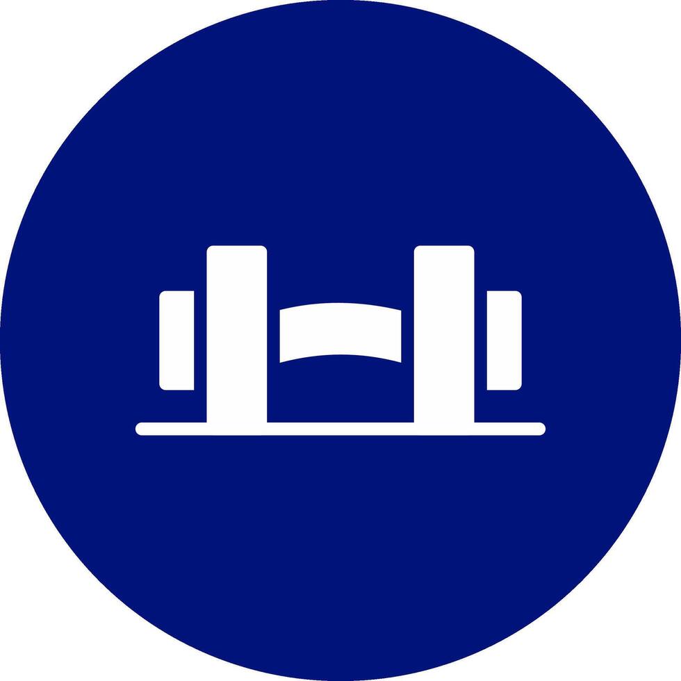 conception d'icône créative haltères vecteur