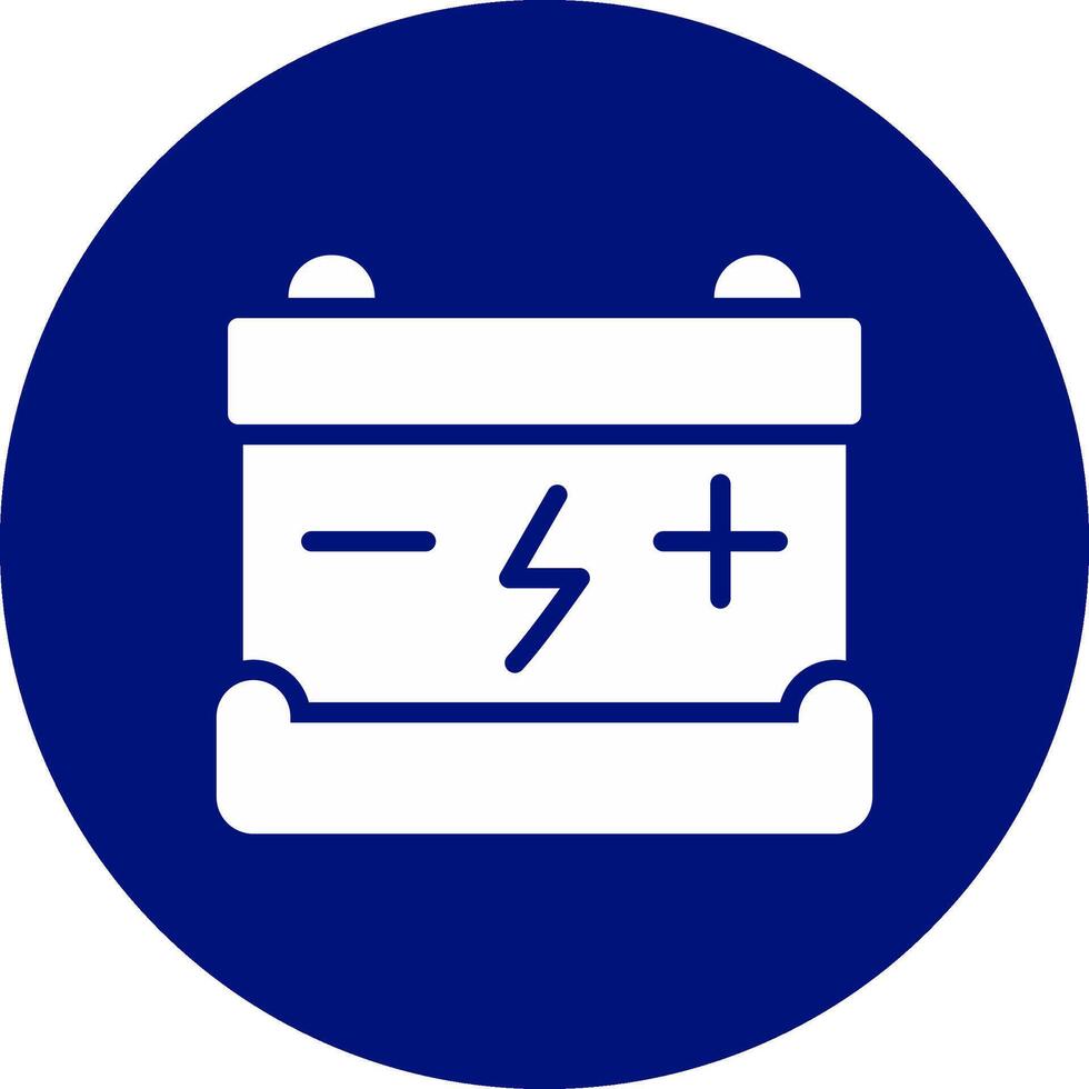 conception d'icône créative de batterie vecteur