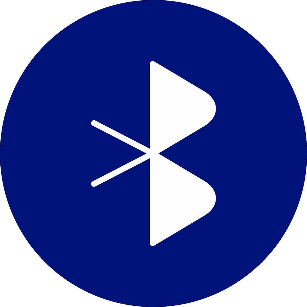 conception d'icône créative bluetooth vecteur