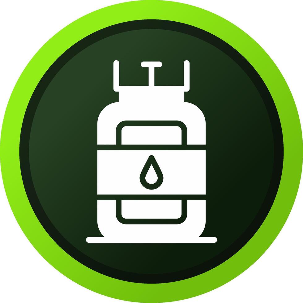 gaz cylindre Créatif icône conception vecteur