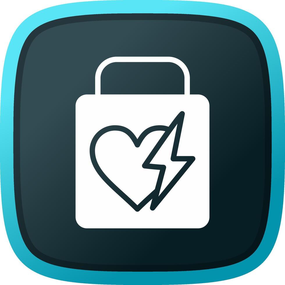 stimulateur cardiaque Créatif icône conception vecteur